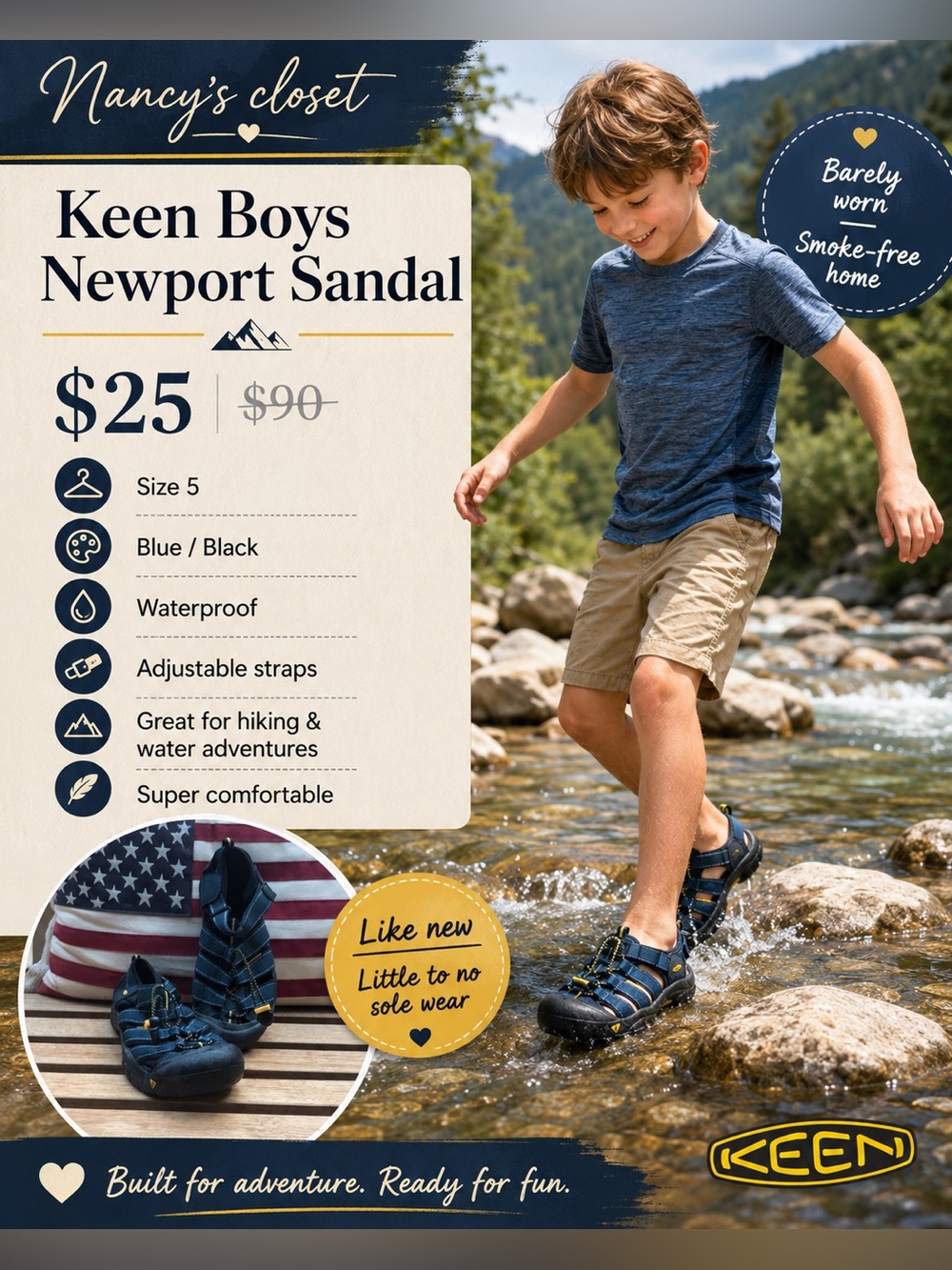 Keen Boys Newport Sandal